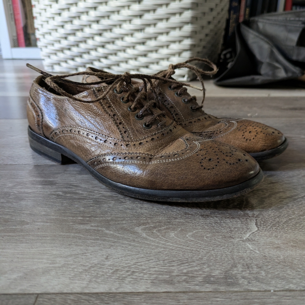 Calzoleria Coseana By Paolo Iantorno Women's Brown Leather Oxfords